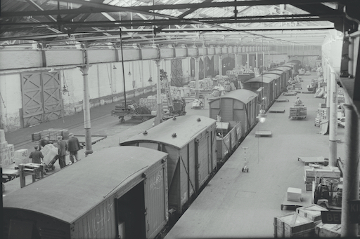 View over York Goods Station, 1961. Science Museum Group. E2008.170.1.